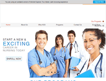 Tablet Screenshot of healthcare-academy.net